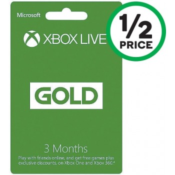 xbox live one month gift card