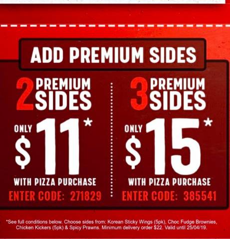 2 for 599 dominos deal