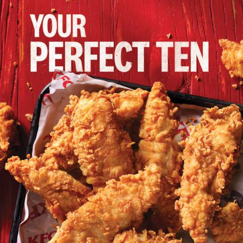 KFC - Early Access: 10 Crispy Chicken Tenders for $10 via App | TopBargains