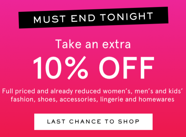 Myer - 1 Day Sale: Take a Further 10% Off Already Reduced Clearance ...