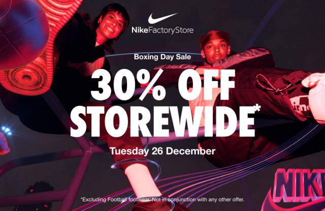 nike outlet boxing day sale