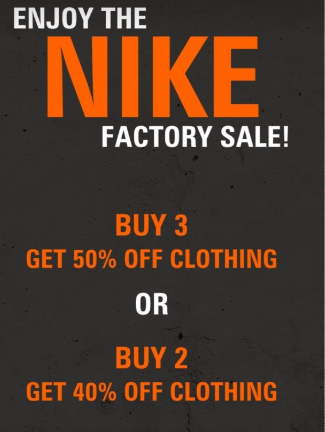 nike 3 off outlet