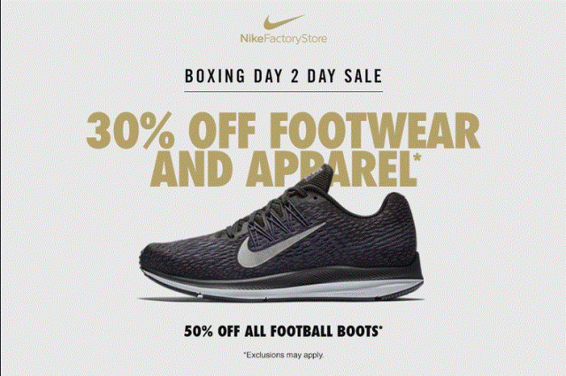 Nike Factory Outlet - BOXING DAY Sale 