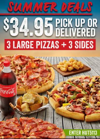 Pizza Hut Latest Vouchers E G Free Garlic Bread With Any Large Pizza 4 Pizzas 4 Sides 45 Pick Up Delivery Etc Codes Topbargains