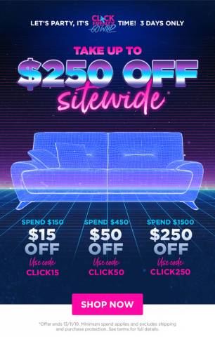 Temple & Webster - Click Frenzy 2019: $15 Off $150 | $50 ...