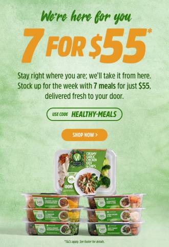 Youfoodz 7 Meals For 55 Delivered Code Topbargains
