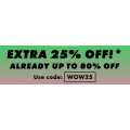 Asos AU - Extra 25% off Existing Sale (up to 80% off)