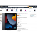 Amazon - 2021 Apple iPad (10.2-inch iPad Wi-Fi, 64GB) $499 Delivered