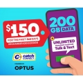 $50 off Catch Connect 365 Day 200GB Mobile Plan (Was $200, Now $150)