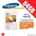 Samsung 64GB EVO UHS-I Micro SDXC Memory Card Grade 1 Class 10 48MB/s $19.95 + $1.95 Shipping @ Shopping Square [Expired]