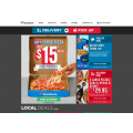 Dominos - Traditional $7.95ea pick up, 2 Traditional + Garlic Bread + Drink $23.95 pick and more