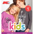 Kmart Kids Clothing $5 Catalogue until 24th July