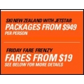 Jetstar Friday Fare Frenzy with fares starting at just $19 (Melbourne to Sydney)