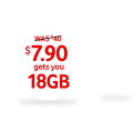 Vodafone - Click Frenzy: 80% Off $40  Unlimited Calls &amp; Text Data Combo Starter Pack, Now $7.90 (code)