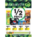 Woolworths Half Price Specials for Wed 7th Oct to Tues 13th October 