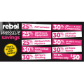 Massive Savings Weekend Offers At Rebel - Ends 27 April