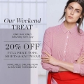 20% Off Full Price Tops, Shirts and Knitwear @ David Lawrence One Day Offer Ends 12 July 