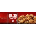 KFC - 10 Hot &amp; Crispy Boneless Chicken Pieces for $10 via App (Nationwide)