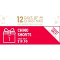 Uniqlo: Christmas Daily Deal DAY 1: Men &amp; Women&#039;s Chino Shorts $19.90 Delivered (code)! Was $39.90