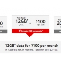 Vodafone - Get 12GB Data on new $100 Red plan