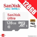 Shopping Square - SanDisk Ultra 128GB microSDXC Memory Card UHS-I 80MB/s Full HD $19.95 (Save $30)