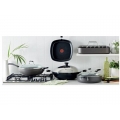 Harris Scarfe - Tefal Specialty Hard Anodised 32cm Wok, 28cm Grill Pan, 20/26cm Twin Pack Frypans &amp; More $59.95 (Was $149.95)