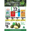 Woolworths - 1/2 Price Food &amp; Grocery Catalogue - Starts Wed, 8th Mar