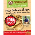 Spudshed W.A. - FREE SPUDS at the Grand re-opening of NEW Baldivis store, Perth - Starts 9 A.M, Today