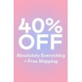 Nasty Gal - 40% Off Everything Incld. Sale Items &amp; Free Shipping (code) e.g. Accessories $4.2; Tops $5.4; Shoes $16.2 Delivered etc.