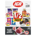 IGA - 1/2 Price Food &amp; Grocery Specials - Valid until Tues,15th Aug