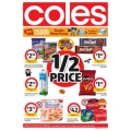 Coles - 1/2 Price Food &amp; Grocery Specials -  Starts Wed, 25th Oct