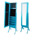 153x36cm Bijoux Mirrored Jewellery Cabinet - Teal/Pink/Red : $44 (Was 149) + Shipping @ Deals Direct 
