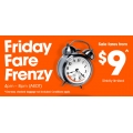 Jetstar Friday Frenzy - Fares from $9 (4 hours only)