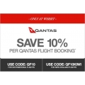 Qantas - 10% Off International Flight Booking via Webjet (code)