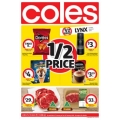 Coles - 1/2 Price Food &amp; Grocery Specials -  Starts Wed, 10th Jan