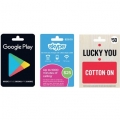 Coles - 1,000 BONUS Points with Google Play, Skype and Cotton on Gift Cards &amp; Swipe Your Flybuys Card
