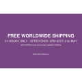 Free Worldwide Shipping 24 Hours Only - Offer Ends 21st May @ Jack London! Online Only! 