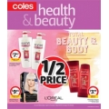 Coles - 1/2 Price Health &amp; Beauty Specials -  Ends Tues, 10th April