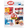 IGA - 1/2 Price Food &amp; Grocery Specials - Ends Tues, 24th April