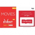 Coles - 10% Off $50 Event Cinemas &amp; Dymocks Gift Cards / Vodafone Prepaid Red Nokia 3310 Incld. $10 Prepaid Starter Pack $29 (Was $79)