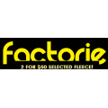 2 for $50 on Selected Fleece @ Factorie
