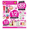 Priceline - 1/2 Price Pink Dot Sale 2018: Up to 60% Off Fragrances; Up to 50% Off Haircare; Cosmetics, Beauty etc. - Valid