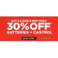Repco - November Members Offers: 20% Off Storewide / 30% Off Batteries &amp; Castrol (Sat 3rd &amp; Sun, 4th Nov)