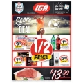 IGA - 1/2 Price Food &amp; Grocery Specials - Ends Tues,19th June