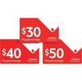 20% Off $30/$40/$50 Vodafone Recharge / Telstra $30 SIM for $10 / Woolworths Pre-paid Mobile $30 Starter Pack for $15 @