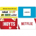Woolworths - Earn 1000 Rewards Bonus Points with $50 Ultimate Teens, Uber, HOYTS or Netflix Gift Cards / Earn 2000 Rewards Bonus Points with $100 Drummond Golf, City Beach, AccorHotels or Freedom Gift Cards ($10 Off)