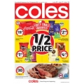 Coles - 1/2 Price Food &amp; Grocery Specials - Ends Tues,11th Sept
