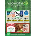 Woolworths - 1/2 Price Food &amp; Grocery Specials - Starts Wed, 26/9
