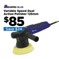 Repco - Mechpro Blue Variable Speed Polisher 125mm $85 (Save $24)