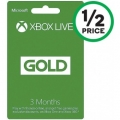 Woolworths - 50% Off Xbox Live Gold 3 Month Subscription Gift Card, Now $14.97 (Was $29.95) | 50% Off $10 &amp; $25 Skype
